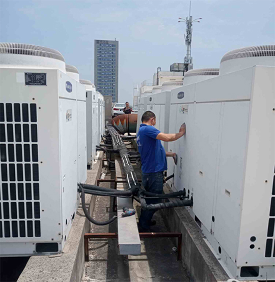 靖西中央空调制热和不制冷系统维修方法